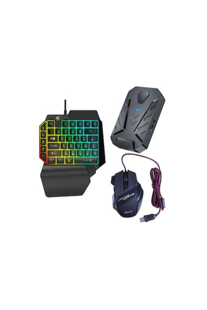 Blue Inter Pubg Oyun Konsolu Seti Klavye Mouse Telefon Tutucu Usb Aparatli Trendyol