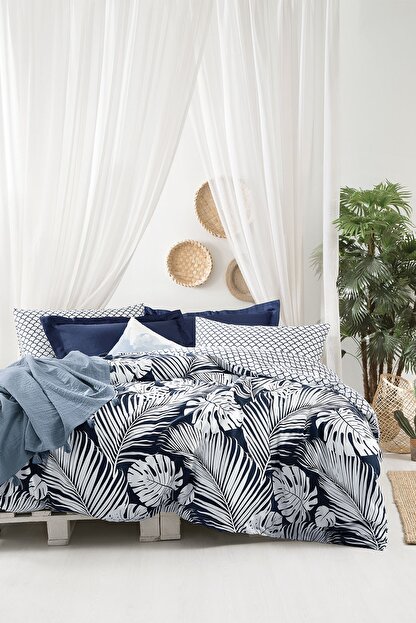 Yatas Bedding Moren Saten Cift Kisilik Nevresim Takimi Trendyol