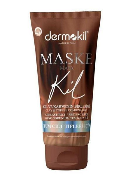 Dermokil Natural Skin Sikilastirici Genc Gorunum Icin Kil Ve Kahve Icerikli Maske 75 Ml Trendyol