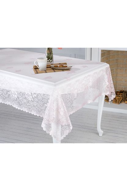 English Home Fancy Roses Pembe Orme Masa Ortusu 180 X 270 Cm Trendyol