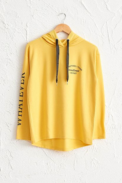 Lc Waikiki Kadin Orta Sari Sweatshirt 0wbn99z8 Trendyol