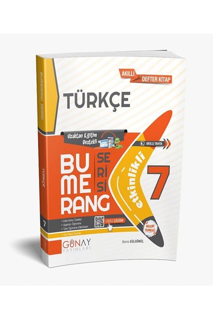 Gunay Yayincilik Gunay Yayinlari Bumerang Serisi 7 Sinif Turkce Akilli Defter Kitap Trendyol