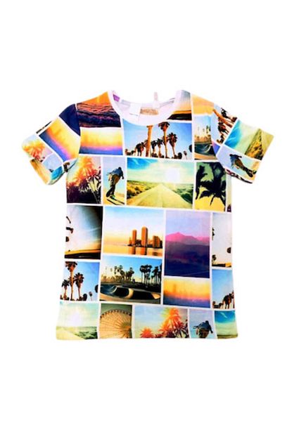 H M Erkek Cocuk Beyaz Baskili T Shirt Trendyol