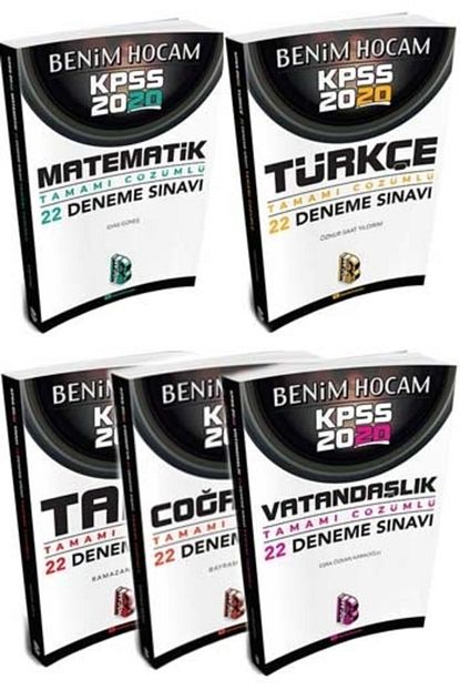 Benim Hocam Yayinlari 2020 Kpss Gy Gk Tamami Cozumlu Deneme Sinavi Seti Trendyol