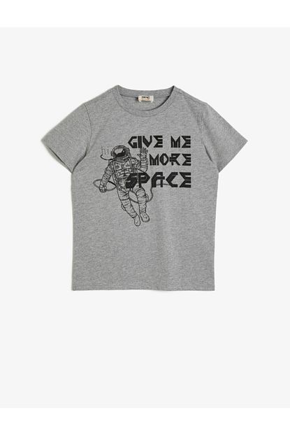 Koton Kids Erkek Cocuk Gri T Shirt Trendyol