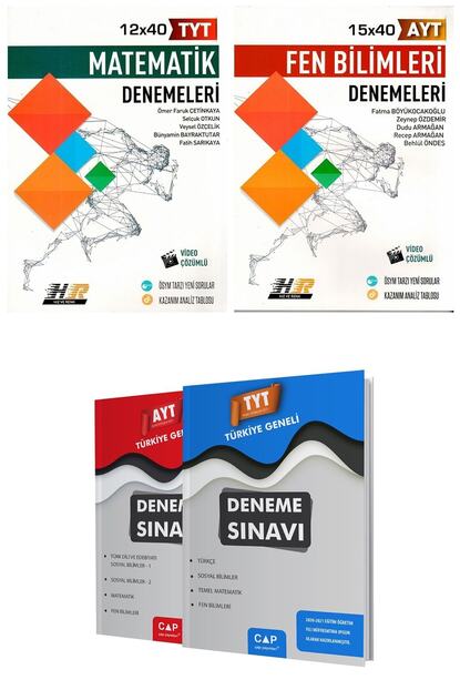 Hiz Ve Renk Yayinlari Tyt Matematik Ayt Fen Bilimleri Deneme Trendyol