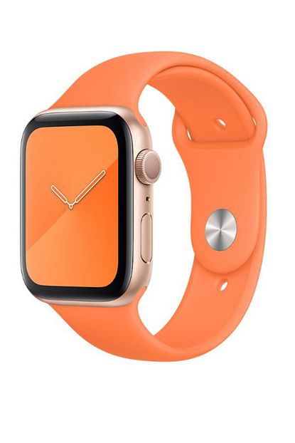 Carneil Turuncu Apple Watch Seri 2 3 4 5 Uyumlu 40 Mm Silikon Kordon Kayis Trendyol