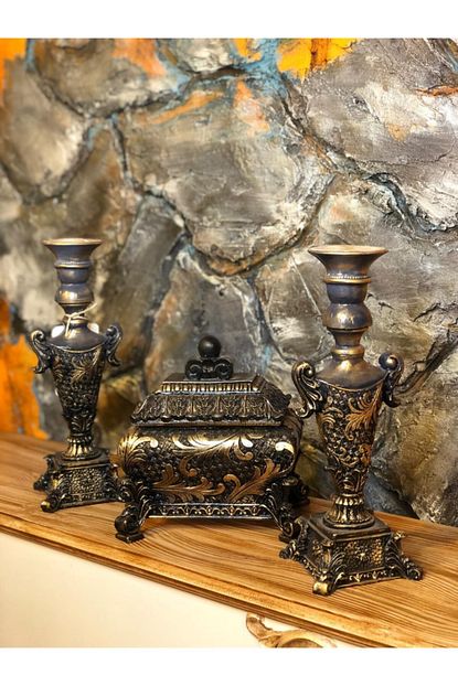 Boya Kupu Home Desing Samdan Ve Sekerlik Takimi El Boyamasi Trendyol