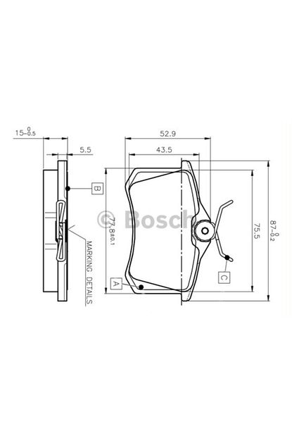 Cesitli Bosch 0986495226 Arka Balata Mgn Ii Lgn Golf Iii Iv Passat Iii Polo C3 C4 P307 Audi A3 A4 0 Trendyol