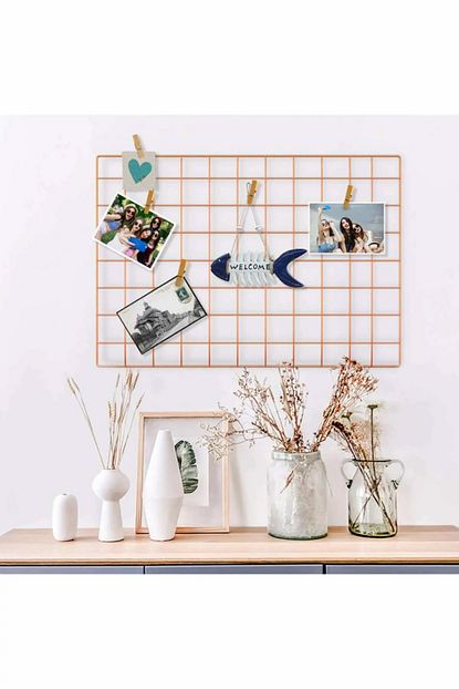 Platinreyon Metal Fotograf Askisi Tel Askilik Metal Pano Notluk 55x75cm Bronz Renk Trendyol