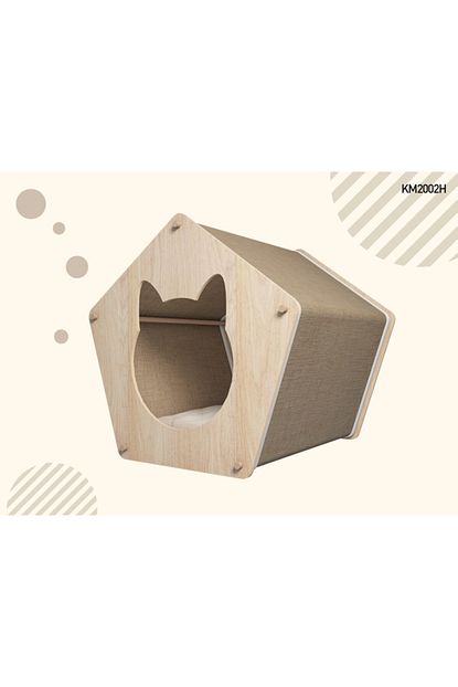 Kittenmood Kedi Cadiri 46x40x42cm Acik Kahve Trendyol