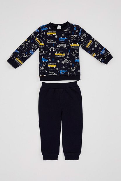 Defacto Erkek Bebek Baskili Jogger Esofman Ve Sweatshirt Takim Trendyol