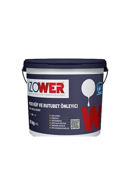Izower 3 5 Kg Beyaz M 30 Kuf Ve Rutubet Onleyici Anti Mold Paint Trendyol