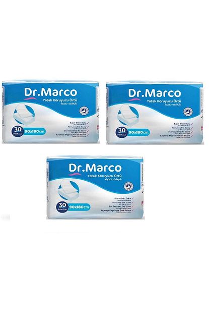 Dr Moda Dr Marco 90 X 180 Yatak Koruyucu Ortu Bez Buyuk Boy 3lu Set Trendyol