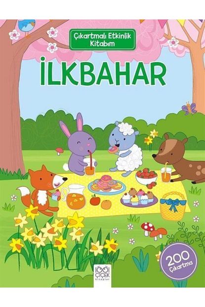 1001 Cicek Kitaplar Cikartmali Etkinlik Kitabim Ilkbahar Trendyol