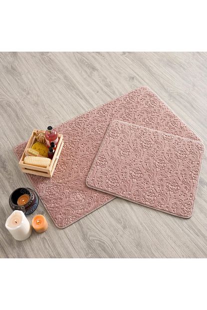 Aylem Home Kahve Kaymaz Taban Hali 2 Li Banyo Paspas Takimi Trendyol