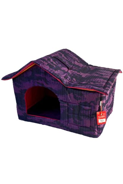 Tarcin Petfashion Mor Kedi Ve Orta Irk Kopek Catili Kulube Su Gecirmez Trendyol