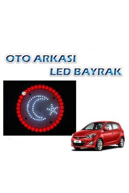 Tam12 10cm Capli Led Isikli Bayrak Oto Arka Cam Turk Bayragi Fren Stop Lamba Trendyol