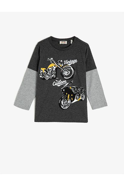 Koton Kids Antrasit Erkek Cocuk T Shirt Trendyol