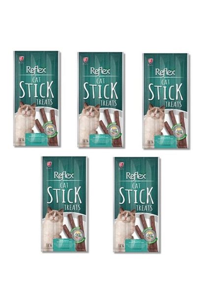 reflex stick etli kedi otlu kedi odul mamasi 5 paket fiyati yorumlari trendyol
