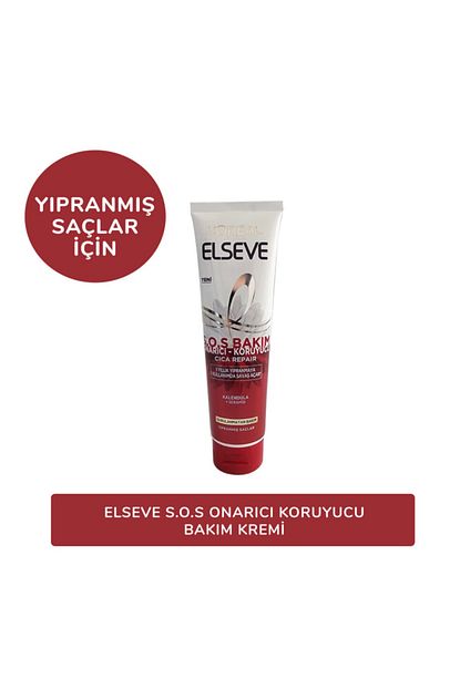 Elseve S O S Onarici Koruyucu Bakim Kremi Yipranmis Saclar Icin Trendyol