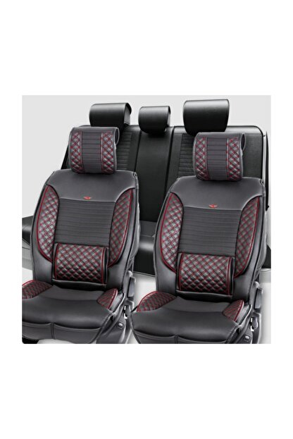 stil luks oto koltuk kilifi siyah kirmizi renault kadjar fiyati yorumlari trendyol