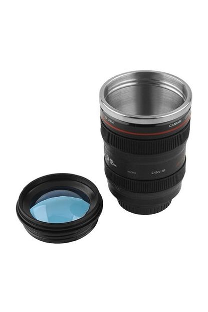 mnk canon lens gorunumlu termos kupa