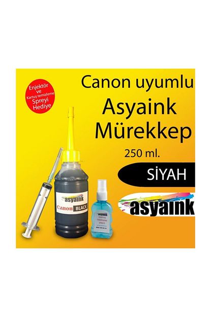canon e514 siyah murekkep 250 ml
