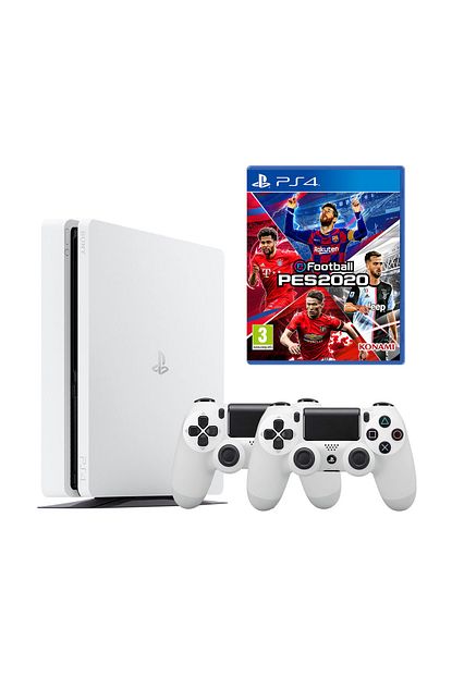 sony playstation 4 slim 500 gb glacier white 2 ps4 kol ps4 pes 2020 fiyati yorumlari trendyol