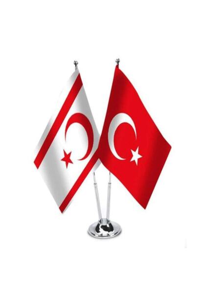 vatan bayrak masa ustu kktc bayragi ve turk bayragi kuzey kibris turk cumhuriyeti fiyati yorumlari trendyol