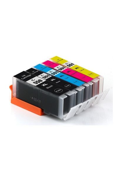premium pixma mx925 uyumlu 5 renk yuksek kapasite muadil kartus seti