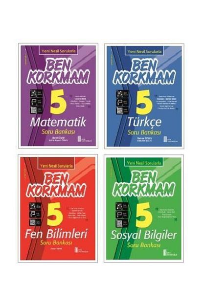 ata yayincilik 5 sinif ben korkmam soru bankasi seti 4 kitap fiyati yorumlari trendyol