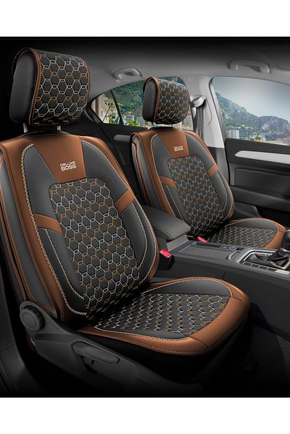deluxe boss ford escort uyumlu deri koltuk kilifi luxury fit diamond dm10 fiyati yorumlari trendyol