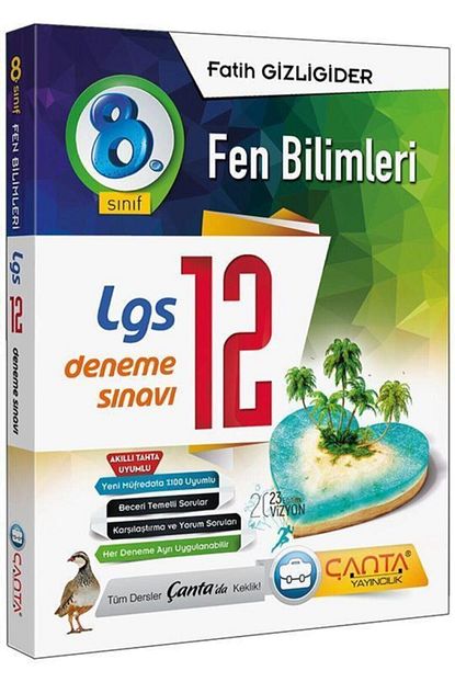 8 sinif lgs fen bilimleri 12 deneme