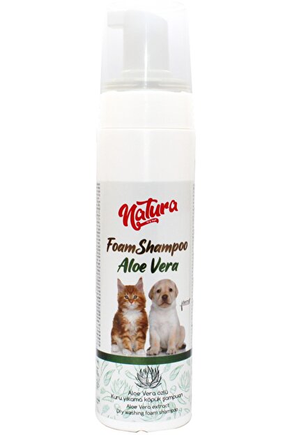 natura kedi kopek kopuk sampuan aloe vera 200 ml fiyati yorumlari trendyol