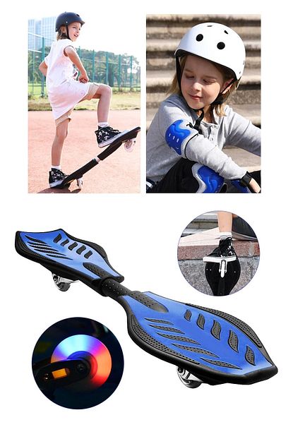 vivyan seytan kaykay waveboard 2 tekerlekli led isikli 360 derece seytan kay kay cantali fiyati yorumlari trendyol