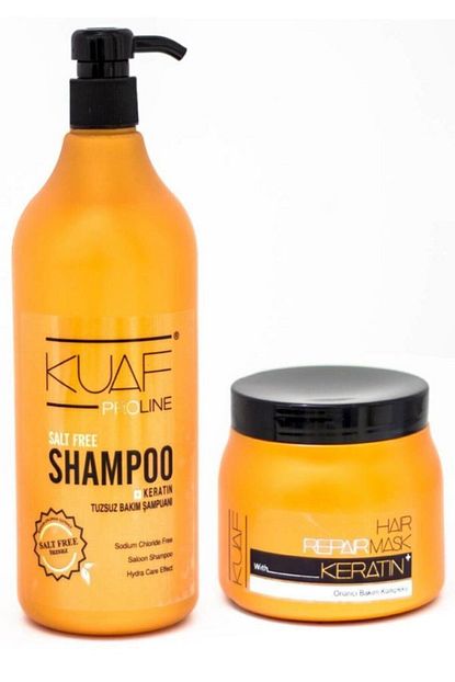 kuaf tuzsuz sampuan 1 l keratin sac maskesi 500 ml 456456456456456 fiyati yorumlari trendyol
