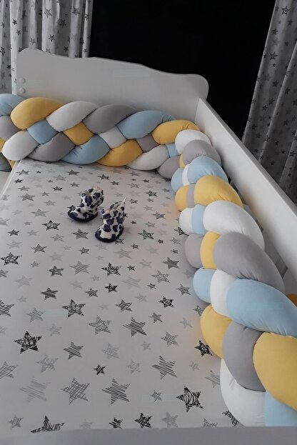 huzurlubebekler orgu koruma 200 cm yatak kenar koruyucu fiyati yorumlari trendyol