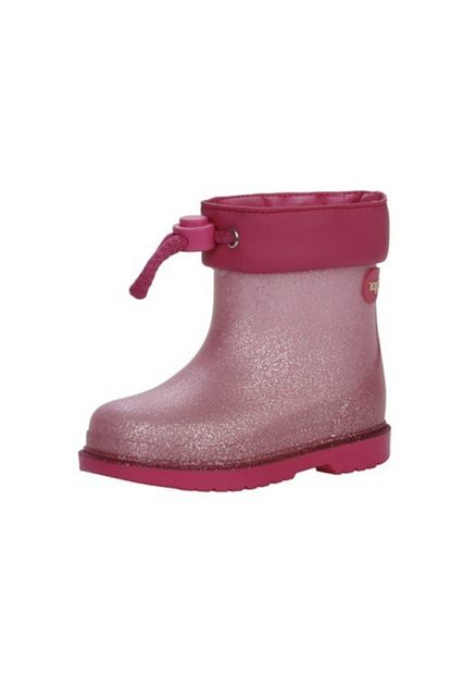 kiz cocuk pembe yagmur cizmesi simli