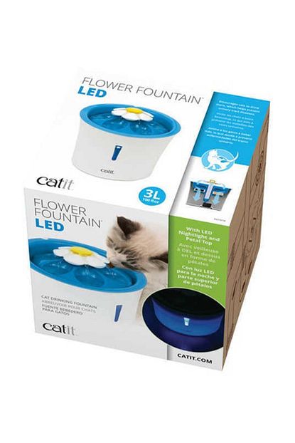 catit 2 0 cicek sekilli led isikli otomatik su kabi 3 lt fiyati yorumlari trendyol