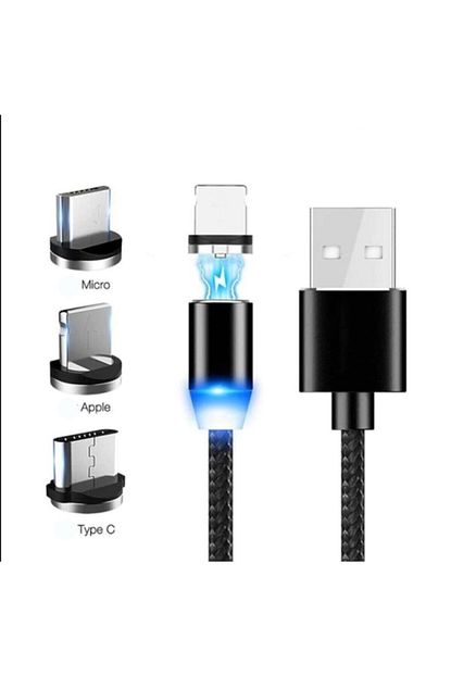 https www trendyol com santa maria jewels siyah renk iphone samsung micro usb type c miknatisli manyetik sarj kablosu 3 in 1 p 43827158