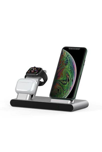 wiwu wirelles kablosuz masa ustu dock telefon saat ve kulaklik sarj cihazi fiyati yorumlari trendyol