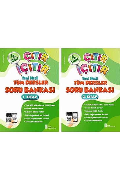 4 sinif citir citir tum dersler soru bankasi set 1 ve 2 kitap