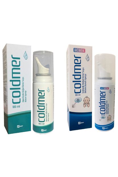 coldmer hipertonik yetiskin izotonik bebek deniz suyu burun spreyleri 100 ml 2 urun fiyati yorumlari trendyol