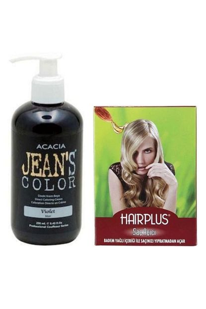 acacia sac boyasi mor 250ml ve hairplus sac acici fiyati yorumlari trendyol
