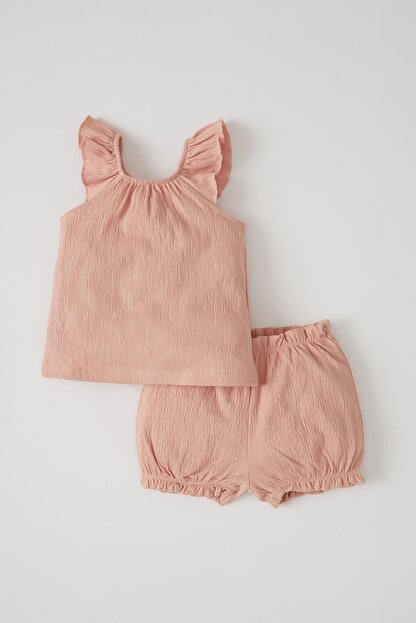 defacto kiz bebek atlet ve sort dokulu takim fiyati yorumlari trendyol