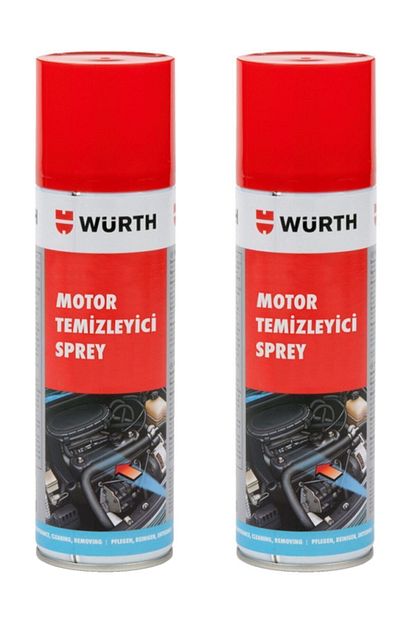wurth 2x motor temizleyici sprey 500 ml su gerekmez fiyati yorumlari trendyol