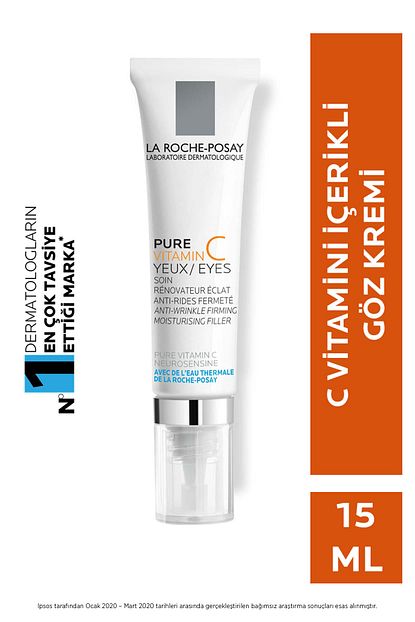la roche posay saf c vitaminli goz kremi tum cilt tipleri icin isilti veren bakim 15 ml 3337872413735 fiyati yorumlari trendyol