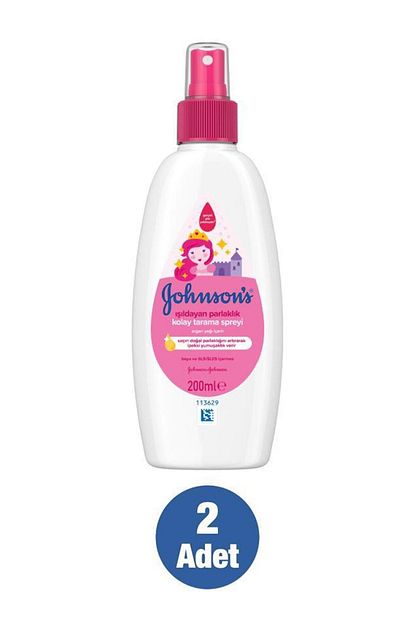 johnson s baby isildayan parlaklik serisi kolay tarama spreyi 200 ml x 2 adet fiyati yorumlari trendyol
