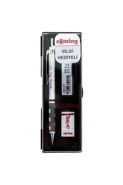 https www trendyol com rotring beyaz uclu kalem silgi ve uc hediyeli 0 7mm p 2138595